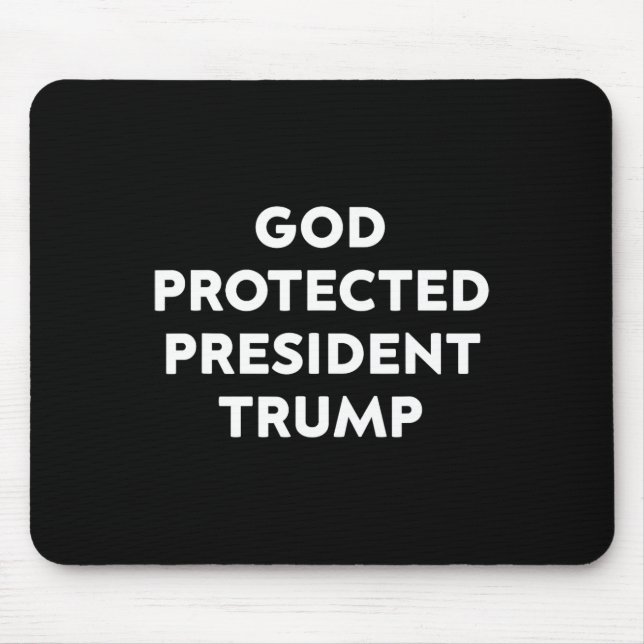 Protected President Trump  Mouse Pad (Front)