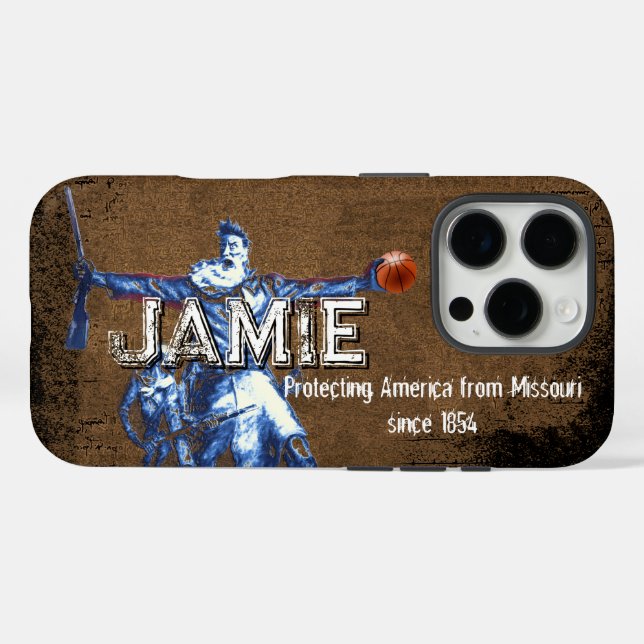 Protecting America From Missouri Since 1854 iPhone Case-Mate iPhone Case (Back (Horizontal))