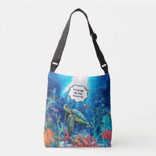 Protecting coral metropolis crossbody bag