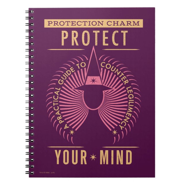 Protection Charm Guidebook Spiral Notebook (Front)