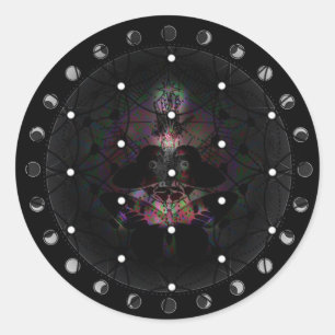 Protection Classic Round Sticker