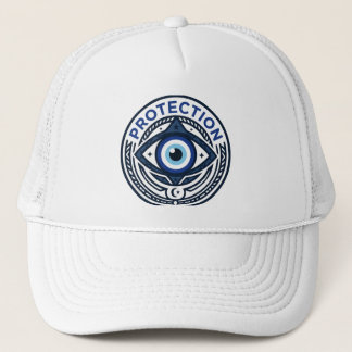 Protection Evil Eye Graphic Baseball Trucker Hat