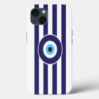 Protection from Evil Eye (Greek flag stripes)