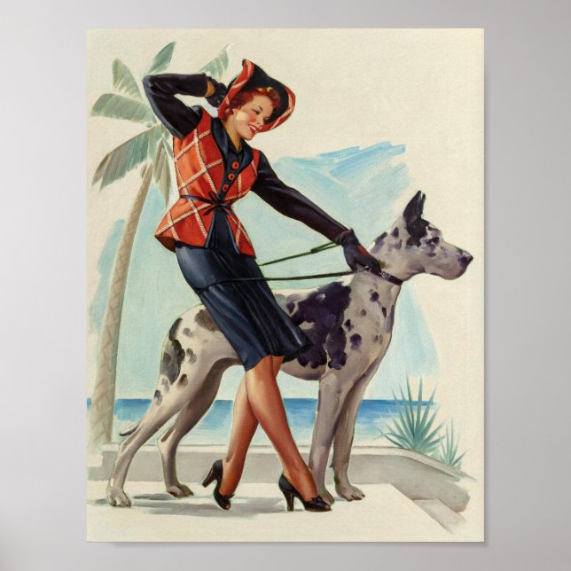 Protective Dog Pin-Up Poster (Front)