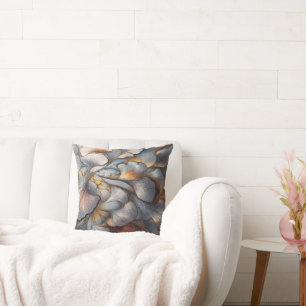 Protective Print Ginkgo Leaf Pattern Cushion