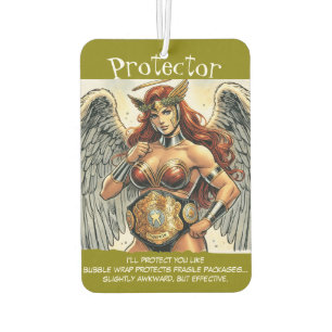 Protector Guardian Angel Professional Wrestler Car Air Freshener