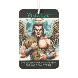Protector Guardian Angel Professional Wrestler Car Air Freshener