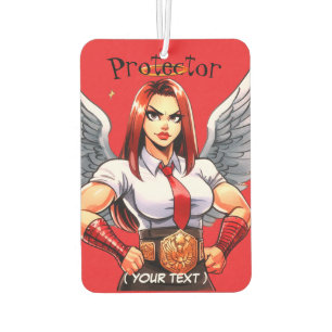 Protector Guardian Angel Show Wrestler Car Air Freshener