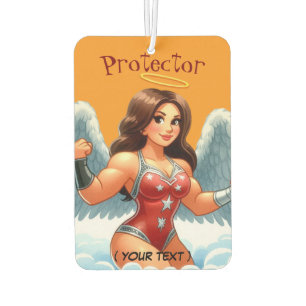 Protector Guardian Angel Show Wrestler Car Air Freshener