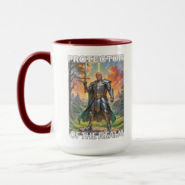 Protector of the Realm - President Trump Mug (Left)