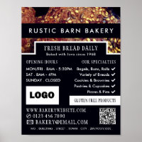 Protein Bread Rolls, Bakers, Bakery Store Advert