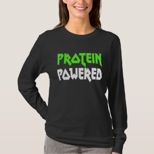 Protein Powered Fitness Facts Workout Quote Mens G T-Shirt