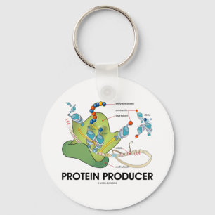 Protein Producer (Biology Protein Synthesis) Key Ring