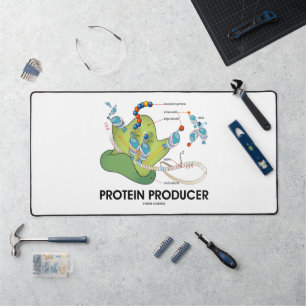 Protein Producer mRNA tRNA Protein Synthesis Desk Mat
