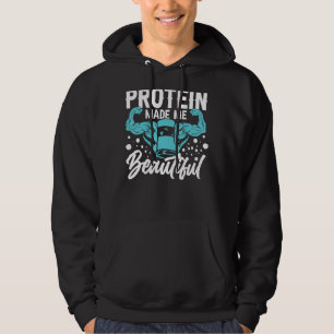 Protein Shakes Powder Whey Drinks Snacks Vegan Foo Hoodie
