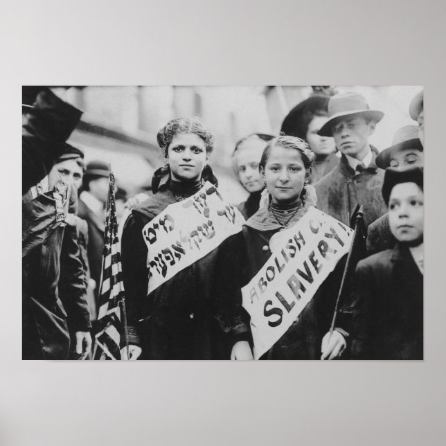 Protest Against Child Labour in Labour Parade Poster (Front)