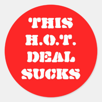 Protest Classic Round Sticker