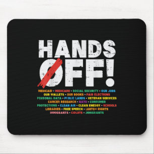Protest Hands Off Medicare Social Security Resist Mouse Pad