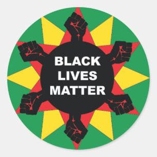 Protest Hex Sign Black Lives Matter Sticker