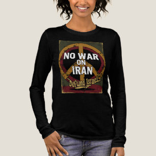 Protest No War on Iran, Defund Israel  Tri-Blend Shirt