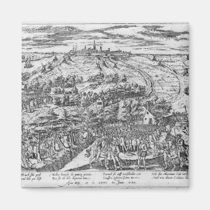 Protestants meeting in the open around Antwerp Magnet