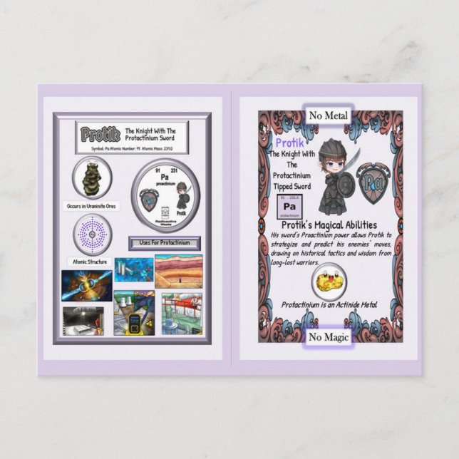 Protik - Knight Proactinium Sword Postcard (Front)