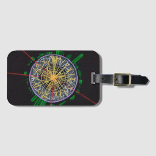 Proton Collisions at the LHC luggage tag