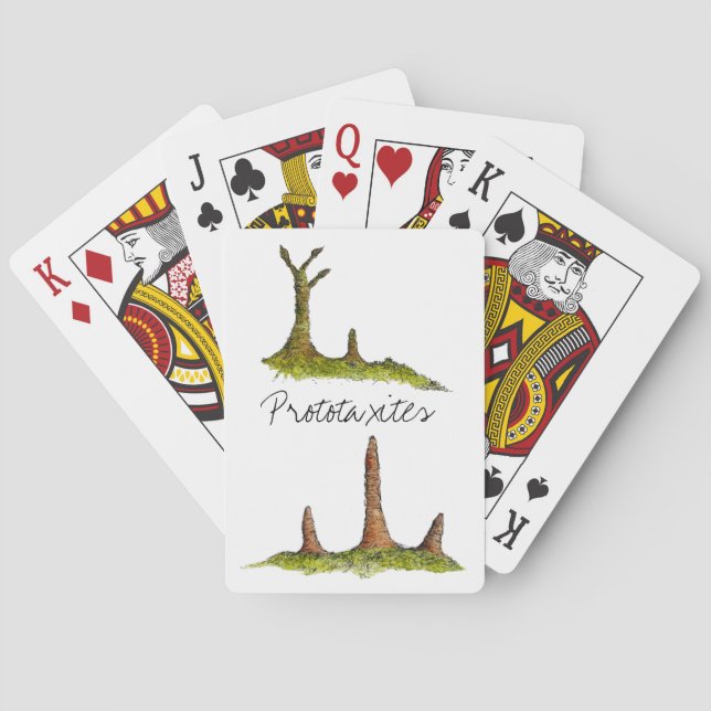 Prototaxites Playing Cards (Back)
