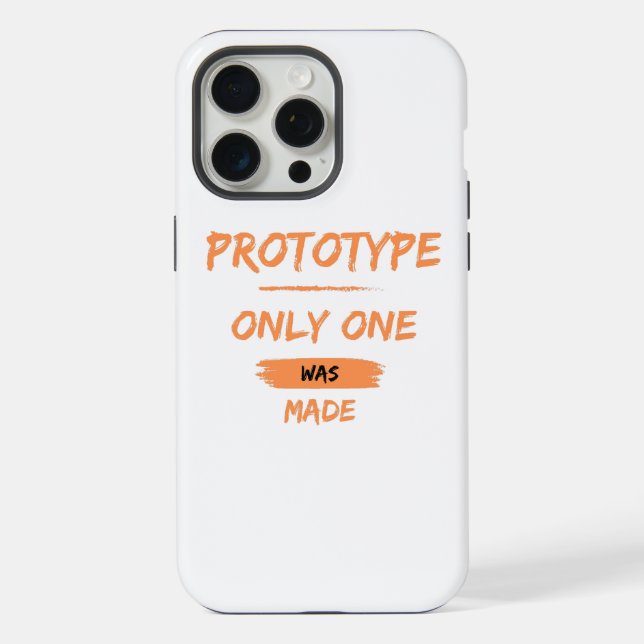 prototype, only one was made iPhone case (Back)