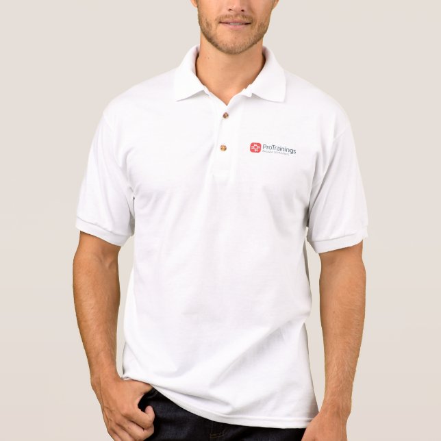 ProTrainings Logo Swag Polo Shirt (Front)