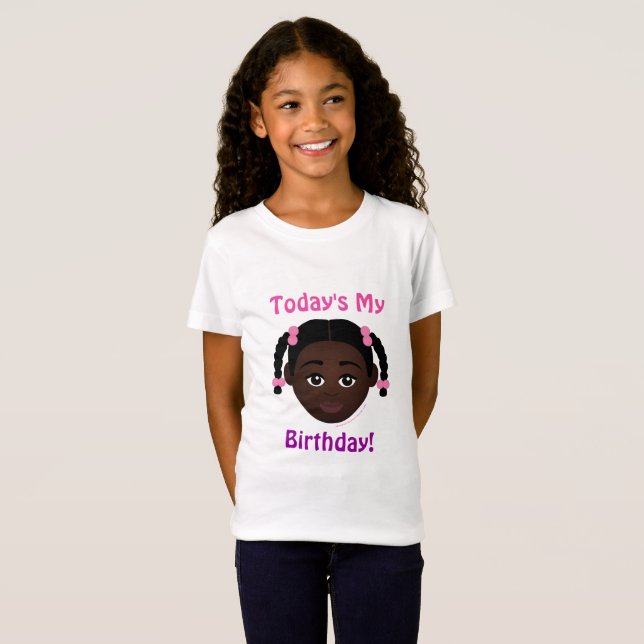 #Proud2BNaturalMe #Birthday T-Shirt (Front Full)