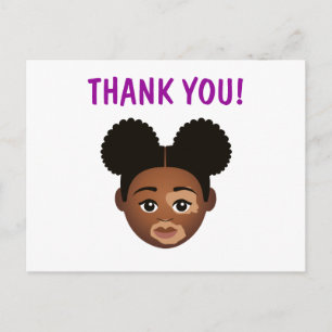 #Proud2BNaturalMe Choose-My-Complexion Thank You Postcard