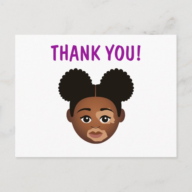 #Proud2BNaturalMe Choose-My-Complexion Thank You Postcard (Front)