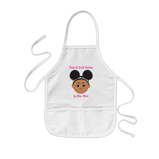 #Proud2BNaturalMe Craft Kids Apron (Front)