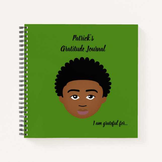 #Proud2BNaturalMe Personalised Gratitude Journals (Front)