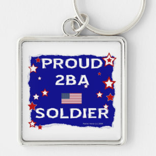 Proud 2BA Soldier Key Ring