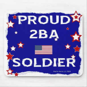 Proud 2BA Soldier - Mousepad
