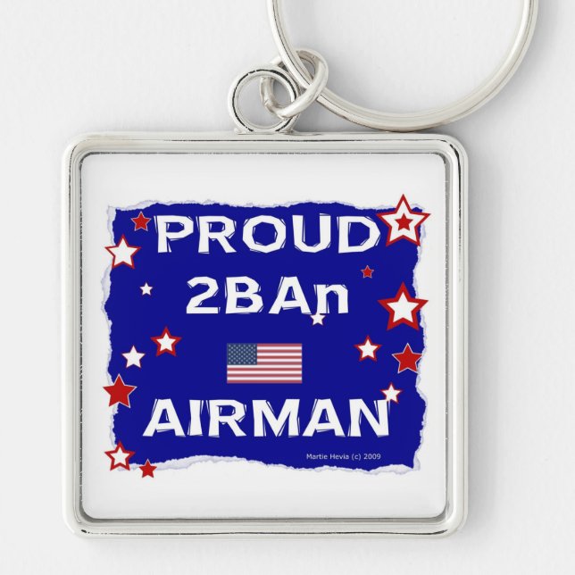 Proud 2BAn Airman Key Ring (Front)