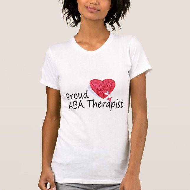 Proud ABA Therapist T-Shirt (Front)