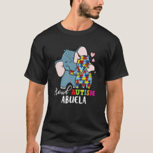 Proud Abuela Autism Awareness Family Matching T-Shirt