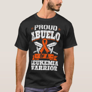 Proud Abuelo Of A Leukaemia Warrior Grandma Awaren T-Shirt