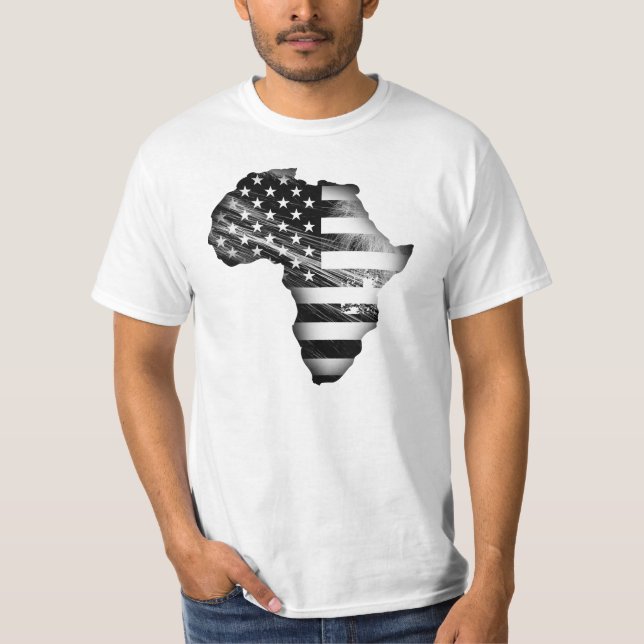Proud African American T-Shirt (Front)