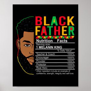 Proud African Dad Black Father Juneteenth Father's Poster