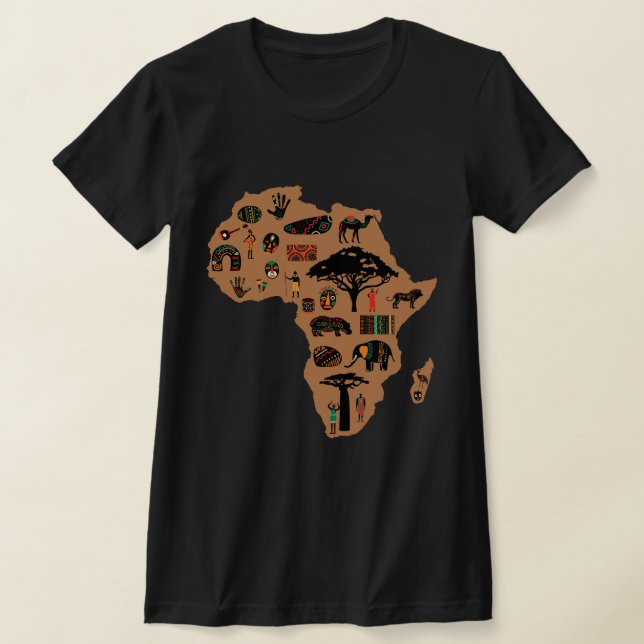 Proud African  T-Shirt (Laydown)