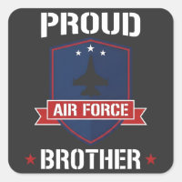Proud Air Force Military Brother Crest Emblem