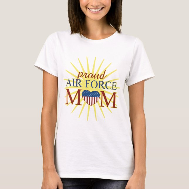 Proud Air Force Mum T-Shirt (Front)