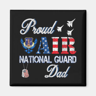Proud Air National Guard Dad Air Force Veterans Da Magnet