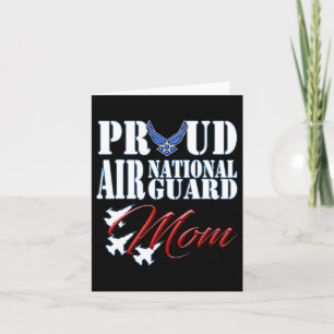 Proud Air National Guard Mum Shirt Air Force Mothe Card