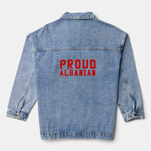 Proud Albanian Denim Jacket