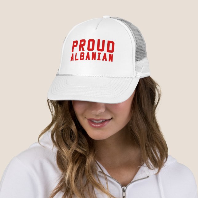 Proud Albanian   Trucker Hat (In Situ)